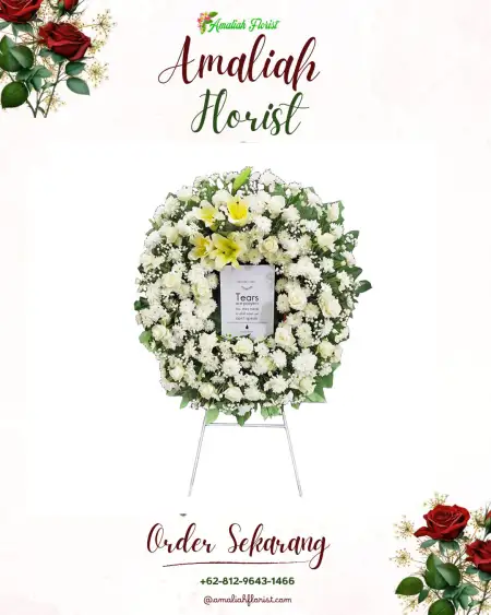 Krans Bunga Duka Margaasih